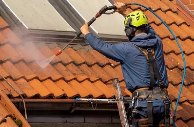 Démoussage et hydrofuge de toiture à Prasville